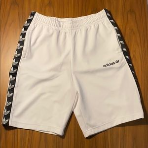 Adidas bandana shorts (white / black) size large
